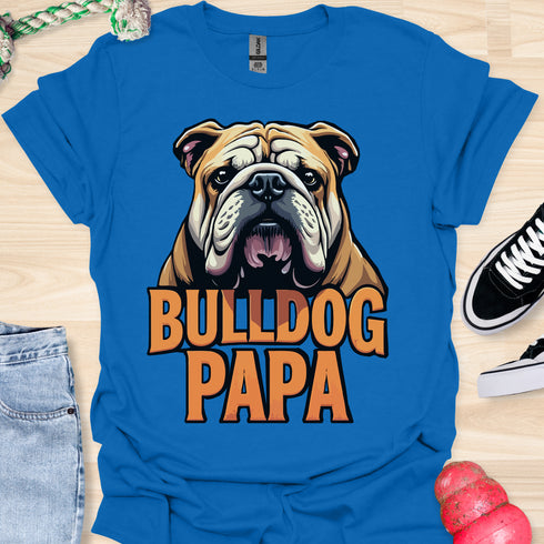 Bulldog Papa - V8 - Gothic Graphic T-Shirt